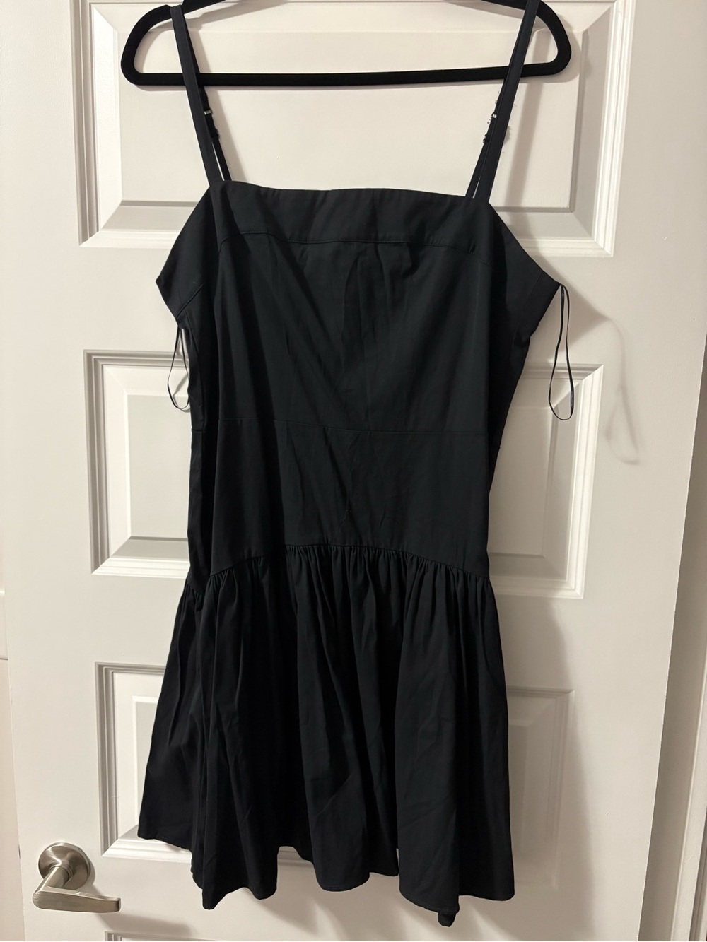 Abercrombie & Fitch Black Spaghetti Strap Mini Dress